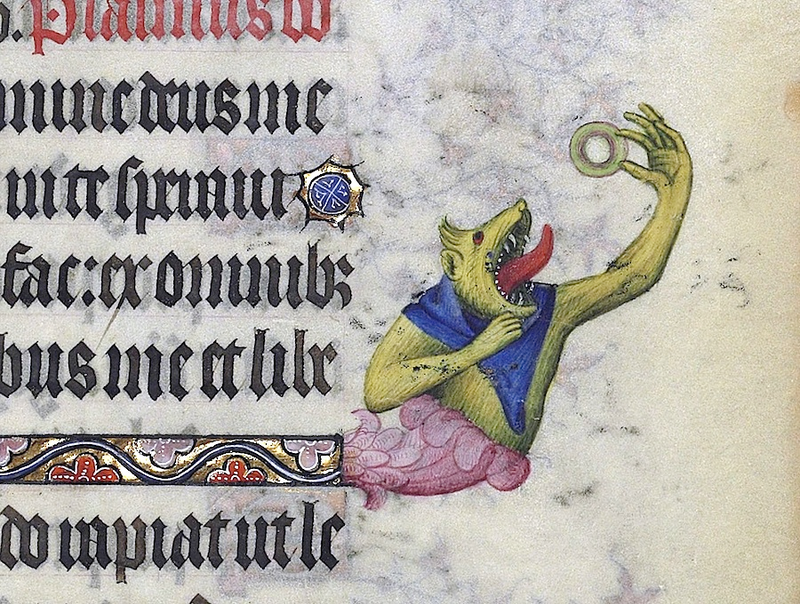 Illustration for article titled Bizarre and vulgar illustrations from illuminated medieval manuscripts